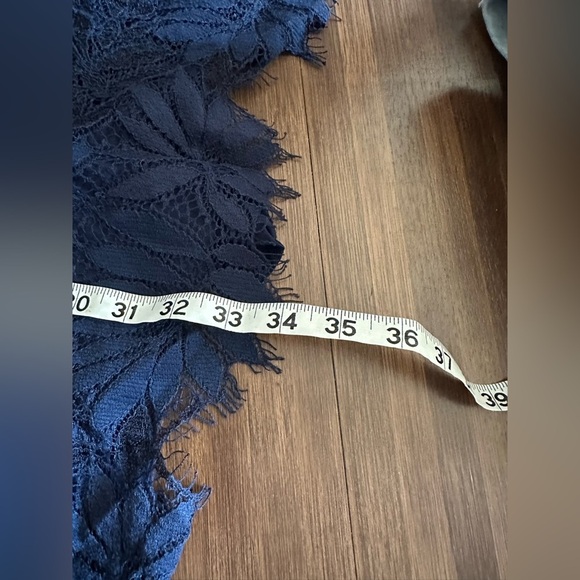 Lilly Pulitzer Jackelin Romper True Navy Fern Gallery Lace Size 10 style 30779 - Picture 9 of 10